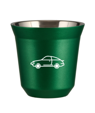 Kubek 150 ml ZIELONY METALIC "Samochód (biały)" Kubek 150 ml ZIELONY METALIC "Samochód (biały)"