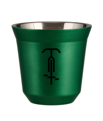 Kubek 150 ml ZIELONY METALIC "Kolarstwo 1 (czarny)" Kubek 150 ml ZIELONY METALIC "Kolarstwo 1 (czarny)"