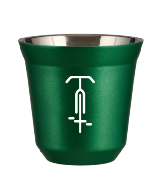 Kubek 150 ml ZIELONY METALIC "Kolarstwo 1 (biały)" Kubek 150 ml ZIELONY METALIC "Kolarstwo 1 (biały)"
