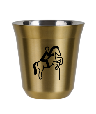 Kubek złoty 80 ml, JEŹDZIECTWO 1