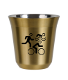 Kubek złoty 80 ml, SPORTY kubek termiczny na kawe | 65,00 zł
