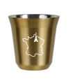 Kubek złoty 80 ml, FRANCJA (biały) kubek termiczny na kawe | 65,00 zł