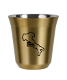Kubek złoty 80 ml, WŁOCHY (czarny) kubek termiczny na kawe | 65,00 zł
