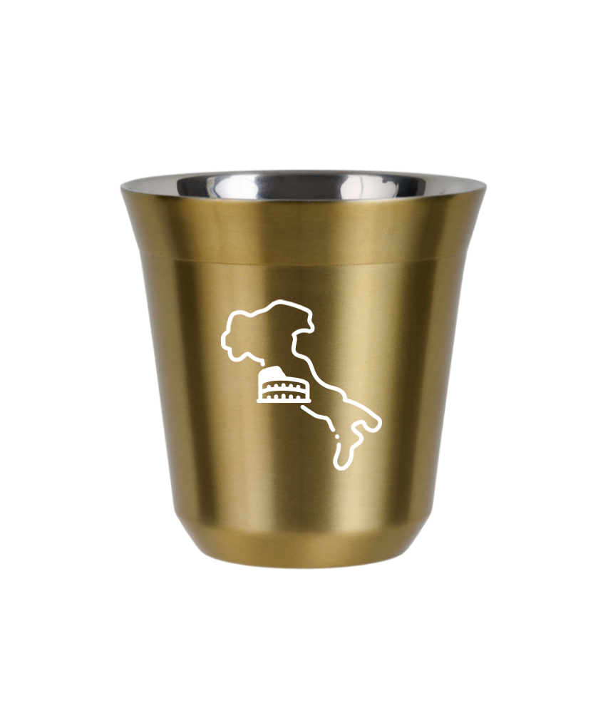 Kubek złoty 80 ml, WŁOCHY (biały) kubek termiczny na kawe | 65,00 zł Kubek złoty 80 ml, WŁOCHY (biały) kubek termiczny na kawe | 65,00 zł