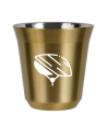 Kubek złoty 80 ml, KASK (biały) kubek termiczny na kawe | 65,00 zł