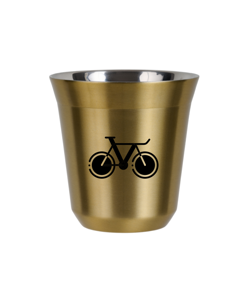 Kubek złoty 80 ml, ROWER 1 kubek termiczny na kawe | 65,00 zł Kubek złoty 80 ml, ROWER 1 kubek termiczny na kawe | 65,00 zł