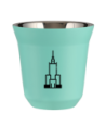 Kubek turkusowy 150 ml, PALAC KULTURY I NAUKI (czarny) kubek termiczny na kawe | 65,00 zł