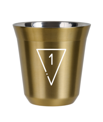 Kubek złoty 80 ml, 1 (biały)