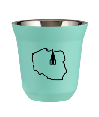 Kubek turkusowy 150 ml, POLSKA kubek termiczny na kawe | 70,00 zł