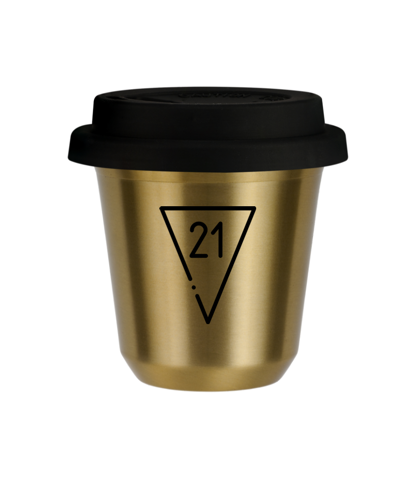 Kubek złoty 80 ml, 21 (czarny) z pokrywką czarną kubek termiczny na kawe | 70,00 zł Kubek złoty 80 ml, 21 (czarny) z pokrywką czarną kubek termiczny na kawe | 70,00 zł