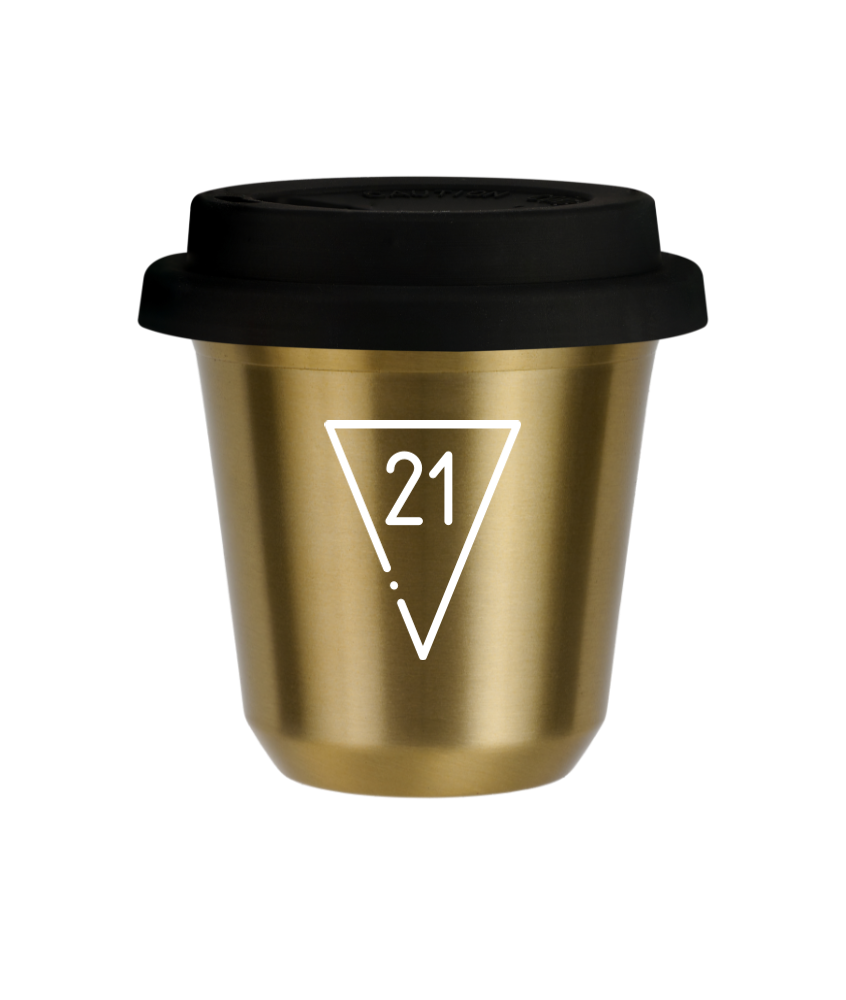 Kubek złoty 80 ml, 21 (biały) z pokrywką czarną kubek termiczny na kawe | 70,00 zł Kubek złoty 80 ml, 21 (biały) z pokrywką czarną kubek termiczny na kawe | 70,00 zł