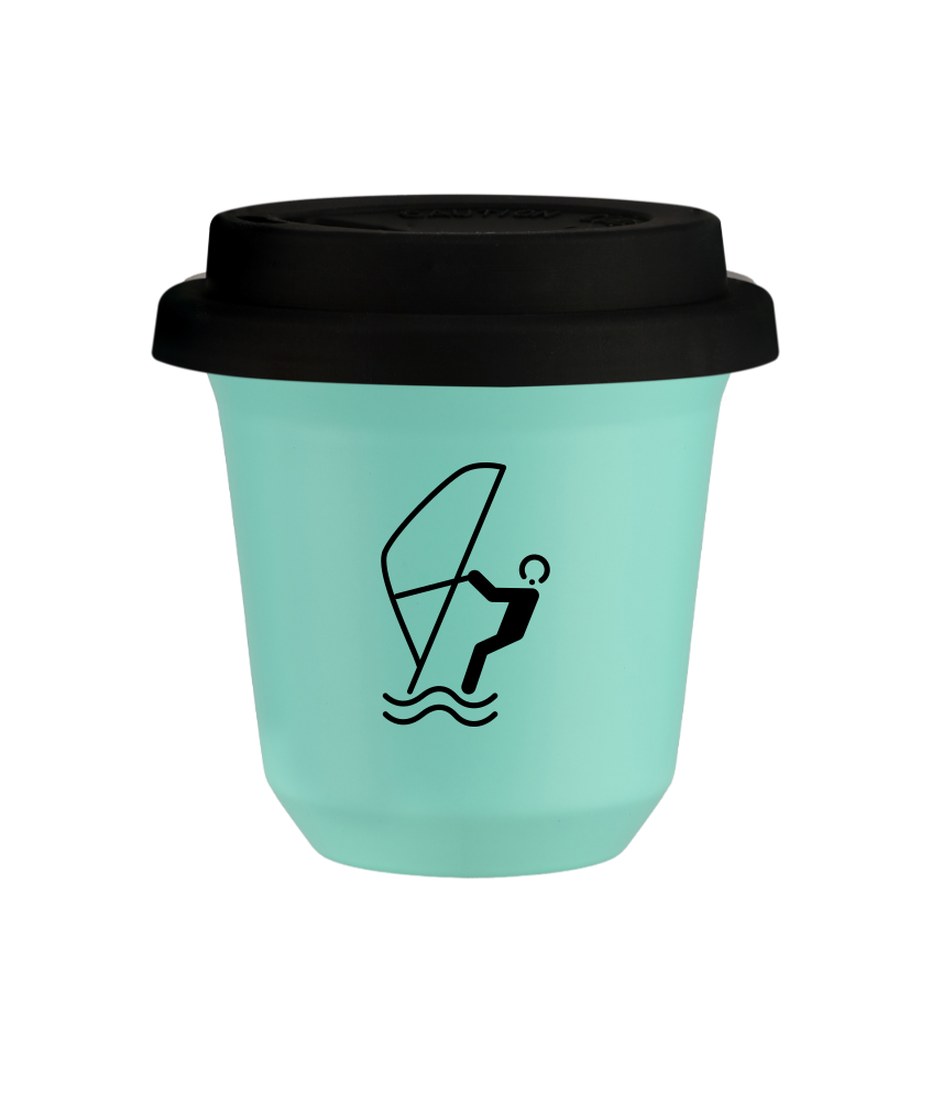 Kubek turkusowy 80 ml, SPORTY WODNE z pokrywką czarną kubek termiczny na kawe | 70,00 zł Kubek turkusowy 80 ml, SPORTY WODNE z pokrywką czarną kubek termiczny na kawe | 70,00 zł