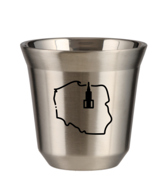 Kubek srebrny 150 ml, POLSKA kubek termiczny na kawe | 70,00 zł