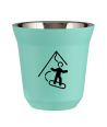 Kubek turkusowy 80 ml, SNOWBOARD kubek termiczny na kawe | 65,00 zł