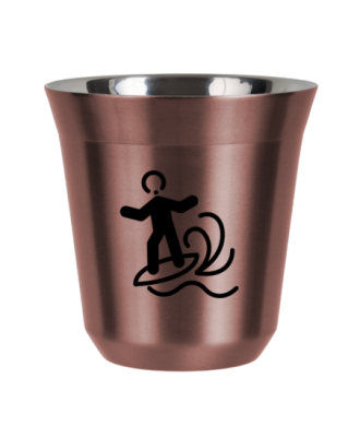 R?owy kubek zloto 150 ml, WINDSURFING (czarny) kubek termiczny na kawe | 65,00 zł