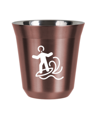 R?owy kubek zloto 150 ml, WINDSURFING (bialy) kubek termiczny na kawe | 65,00 zł