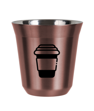 R?owy kubek zloto 150 ml, KUBEK (czarny) kubek termiczny na kawe | 70,00 zł