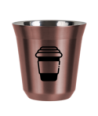 R?owy kubek zloto 150 ml, KUBEK (czarny) kubek termiczny na kawe | 70,00 zł