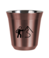 R?owy kubek zloto 150 ml, WSPINACZKA 2 (czarny) kubek termiczny na kawe | 70,00 zł
