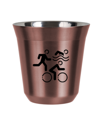 R?owy kubek zloto 150 ml, SPORTY kubek termiczny na kawe | 70,00 zł