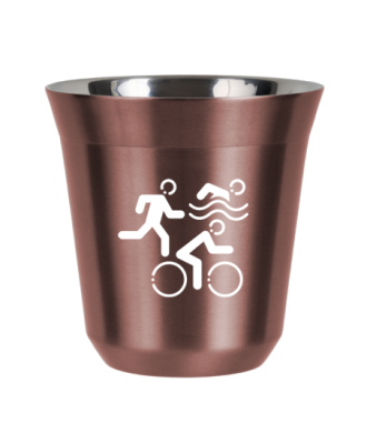 R?owy kubek zloto 150 ml, SPORTY (bialy) kubek termiczny na kawe | 70,00 zł