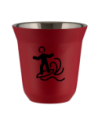 Kubek czerwony mat 150 ml, WINDSURFING (czarny) kubek termiczny na kawe | 65,00 zł