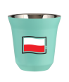Kubek turkusowy 80 ml, FLAGA POLSKI (czarny) kubek termiczny na kawe | 65,00 zł