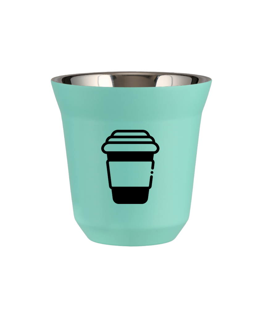 Kubek turkusowy 80 ml, KUBEK kubek termiczny na kawe | 65,00 zł Kubek turkusowy 80 ml, KUBEK kubek termiczny na kawe | 65,00 zł
