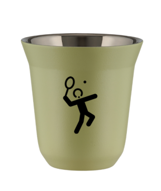 Kubek pistacjowy 150 ml, TENIS 2 kubek termiczny na kawe | 65,00 zł