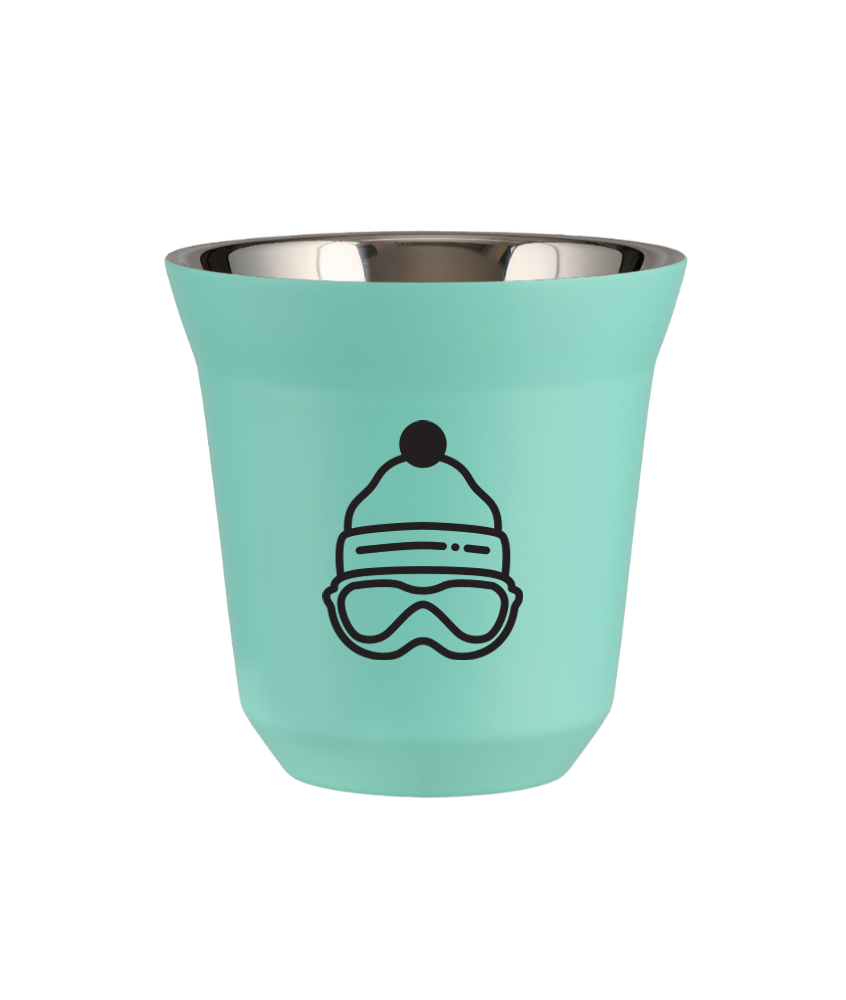Kubek turkusowy 80 ml, CZAPKA kubek termiczny na kawe | 65,00 zł Kubek turkusowy 80 ml, CZAPKA kubek termiczny na kawe | 65,00 zł