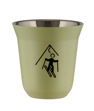 Kubek pistacjowy 150 ml, NARCIARSTWO kubek termiczny na kawe | 65,00 zł