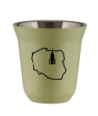 Kubek pistacjowy 150 ml, POLSKA (czarny) kubek termiczny na kawe | 70,00 zł