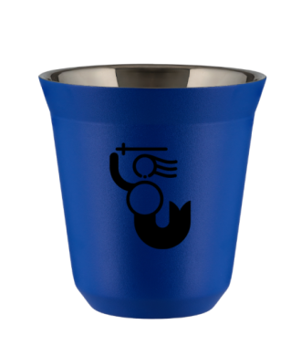 Kubek navy blue 150 ml, WARSZAWSKA SYRENKA (czarny) kubek termiczny na kawe | 65,00 zł