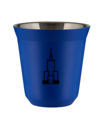Kubek navy blue 150 ml, PALAC KULTURY I NAUKI kubek termiczny na kawe | 65,00 zł