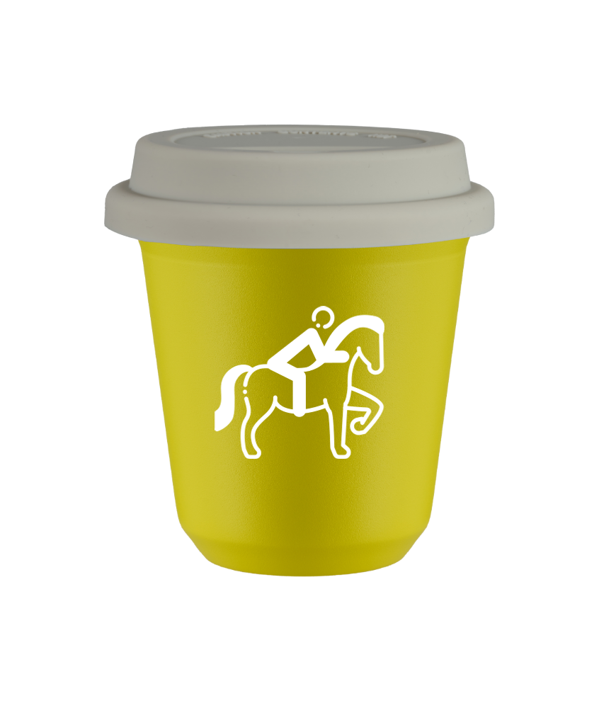 Kubek canary yellow 150 ml, JEZDZIECTWO 2 (bialy) z pokrywka biala kubek termiczny na kawe | 75,00 zł Kubek canary yellow 150 ml, JEZDZIECTWO 2 (bialy) z pokrywka biala kubek termiczny na kawe | 75,00 zł