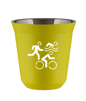 Kubek canary yellow 150 ml, SPORTY (bialy)