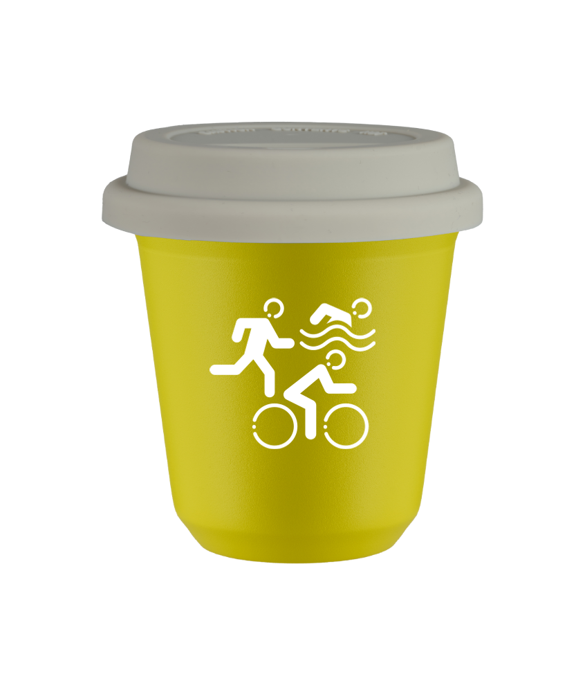 Kubek canary yellow 150 ml, SPORTY (bialy) z pokrywka biala kubek termiczny na kawe | 75,00 zł Kubek canary yellow 150 ml, SPORTY (bialy) z pokrywka biala kubek termiczny na kawe | 75,00 zł