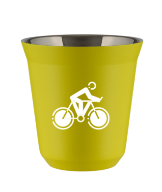 Kubek canary yellow 150 ml, KOLARSTWO 2 (bialy)