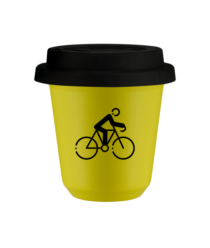 Kubek canary yellow 150 ml, KOLARSTWO 3 z pokrywka czarna kubek termiczny na kawe | 75,00 zł Kubek canary yellow 150 ml, KOLARSTWO 3 z pokrywka czarna kubek termiczny na kawe | 75,00 zł