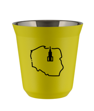 Kubek canary yellow 150 ml, POLSKA (czarny)