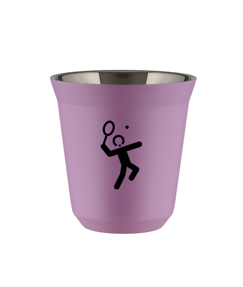 Kubek liliowy 150 ml, TENIS 2 (czarny) kubek termiczny na kawe | 65,00 zł Kubek liliowy 150 ml, TENIS 2 (czarny) kubek termiczny na kawe | 65,00 zł