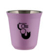 Kubek liliowy 150 ml, WARSZAWSKA SYRENKA (czarny) kubek termiczny na kawe | 65,00 zł