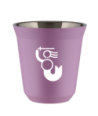 Kubek liliowy 150 ml, WARSZAWSKA SYRENKA (bialy) kubek termiczny na kawe | 65,00 zł