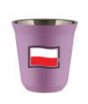 Kubek liliowy 150 ml, FLAGA POLSKI kubek termiczny na kawe | 70,00 zł
