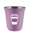 Kubek liliowy 150 ml, KUBEK (bialy) kubek termiczny na kawe | 70,00 zł