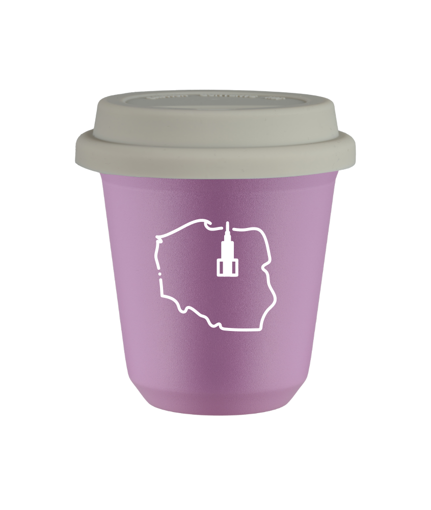 Kubek liliowy 150 ml, POLSKA (bialy) z pokrywka biala kubek termiczny na kawe | 75,00 zł Kubek liliowy 150 ml, POLSKA (bialy) z pokrywka biala kubek termiczny na kawe | 75,00 zł