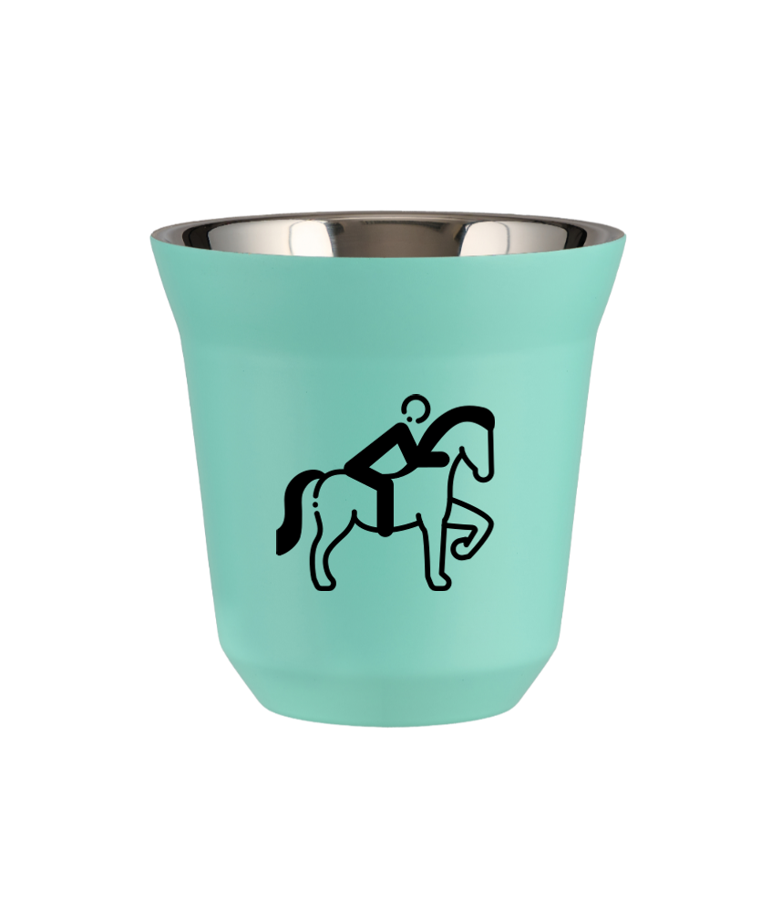 Kubek turkusowy 80 ml, JEŹDZIECTWO 2 (czarny) kubek termiczny na kawe | 65,00 zł Kubek turkusowy 80 ml, JEŹDZIECTWO 2 (czarny) kubek termiczny na kawe | 65,00 zł