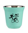 Kubek turkusowy 80 ml, SPORTY kubek termiczny na kawe | 65,00 zł