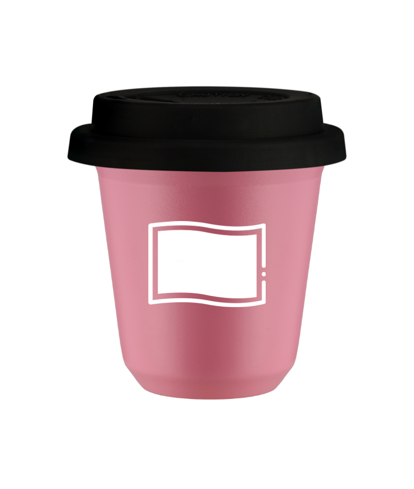 Kubek hot pink 150 ml, FLAGA POLSKI (bialy) z pokrywka czarna kubek termiczny na kawe | 75,00 zł Kubek hot pink 150 ml, FLAGA POLSKI (bialy) z pokrywka czarna kubek termiczny na kawe | 75,00 zł