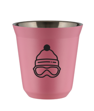 Kubek 150 ml RÓŻOWY "Czapka (czarny)" Kubek 150 ml RÓŻOWY "Czapka (czarny)"